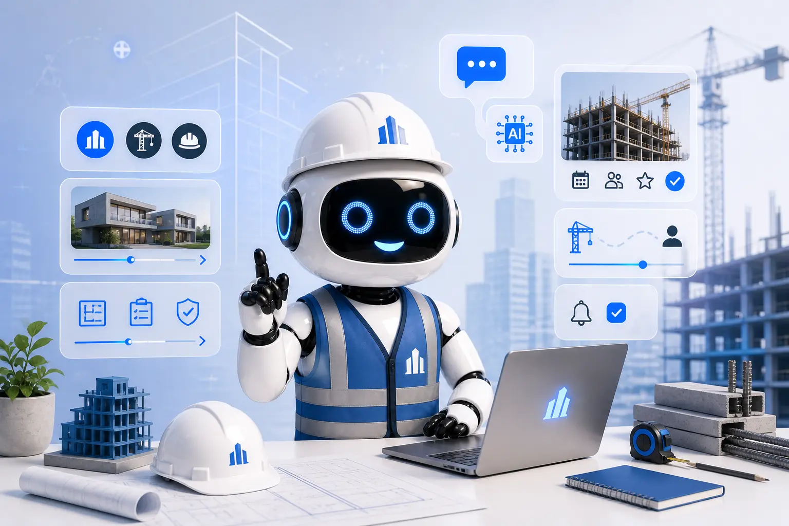 Asistente con IA para constructoras e inmobiliarias: cada lead guiado a una visita